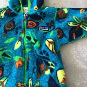 Patagonia baby fleece hoodie